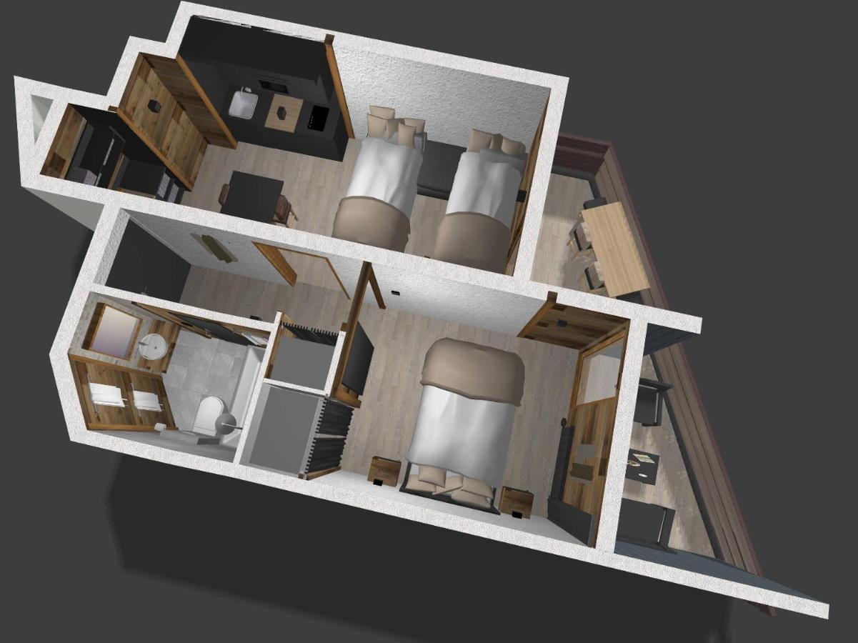 Les Cerfs - Appartement & Studio - アンゼール エクステリア 写真